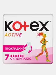 Гигиенические прокладки Kotex Active Супер, 7шт.