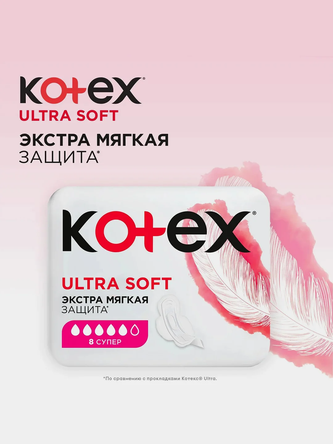 Гигиенические прокладки Kotex Soft Супер, 16шт.
