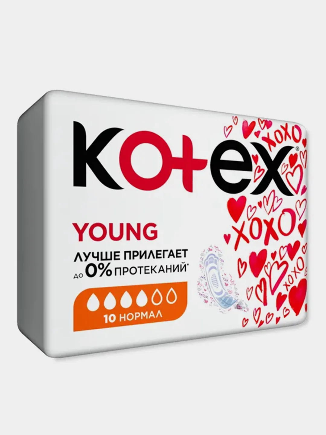 Гигиенические прокладки Kotex Young для девочек, 10шт.