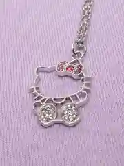 Алый цепочка с подвеской Hello Kitty, кулон для девочек, двойная подвеска