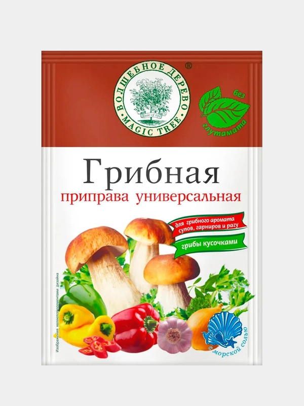 Приправа универсальная ВОЛШЕБНОЕ ДЕРЕВО "Грибная", 70 г