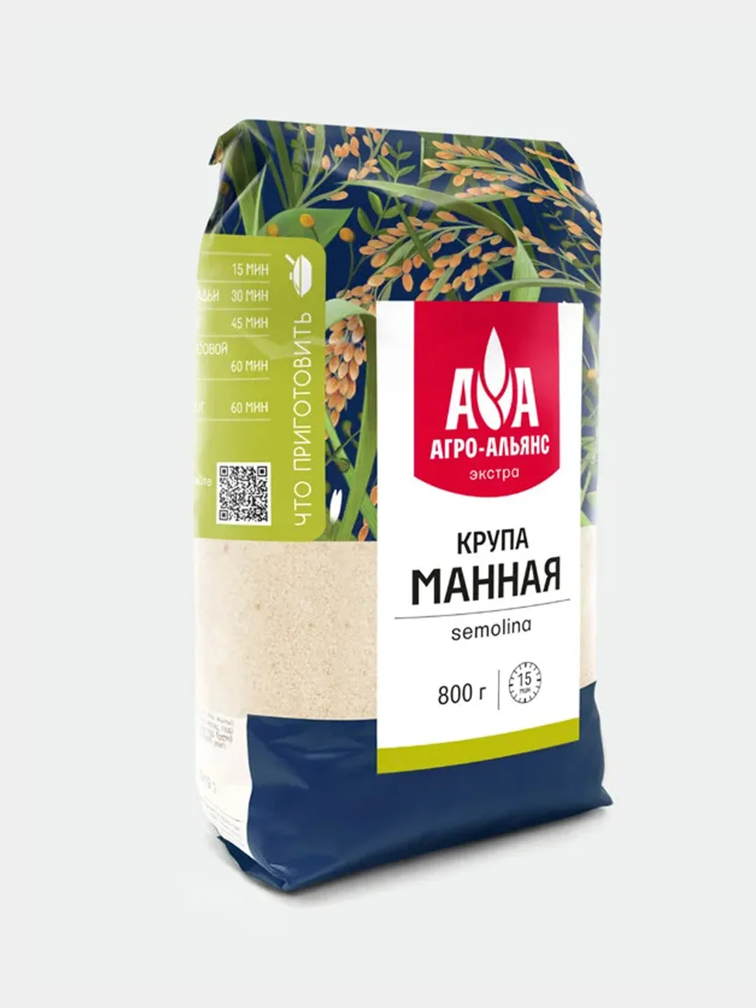 Крупа манная Агро-Альянс, Экстра, 800 г