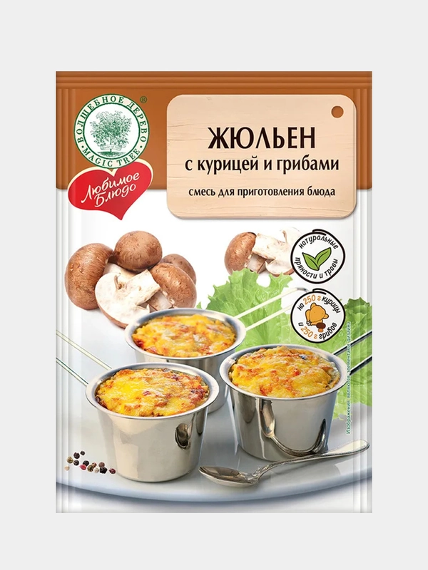 Смесь для приготовления блюда ВОЛШЕБНОЕ ДЕРЕВО "Жюльен с курицей и грибами", 30 г