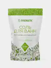 Соль для ванн магниево-сульфатная SYNERGETIC, с маслом эвкалипта