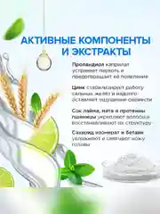 Шампунь-бальзам SYNERGETIC Hair Therapy "Против перхоти 2 в 1", 400 мл