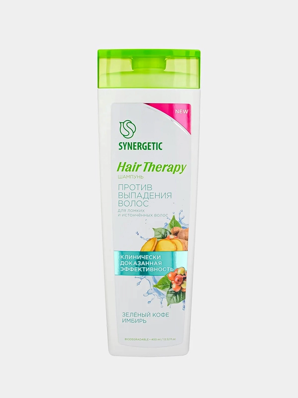 Шампунь SYNERGETIC Hair Therapy "Против выпадения волос", 400 мл