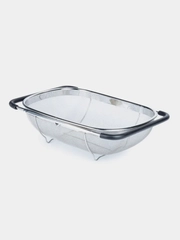 Корзина в раковину ATTRIBUTE STEEL TOUCH, 34х24см