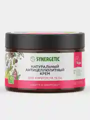 Антицеллюлитный крем SYNERGETIC для упругости тела "Карите и грейпфрут", 300 мл