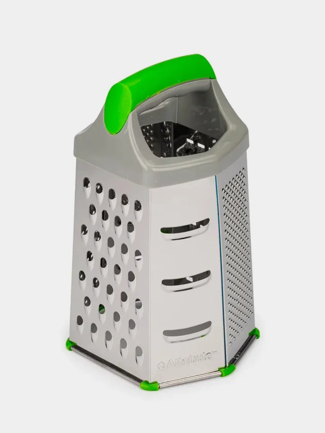Терка ATTRIBUTE VIVA Grey-Green, 6-сторонняя