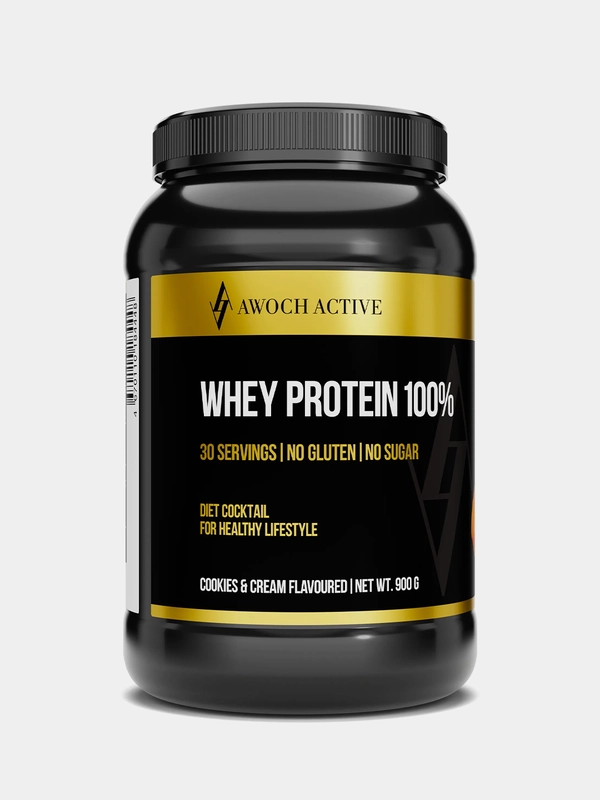 Протеин мультикомпонентный AWOCH ACTIVE Whey protein, 5 вкусов, 900 г/ 2010 г