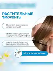 Натуральный бальзам для волос SYNERGETIC, объём и укрепление волос, 400 мл