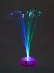 Оптоволоконный ночник фонтан светящихся брызг