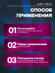 Профессиональный очиститель стеклянных, зеркальных поверхностей KRYTEX GLASS CLEAN 250 мл