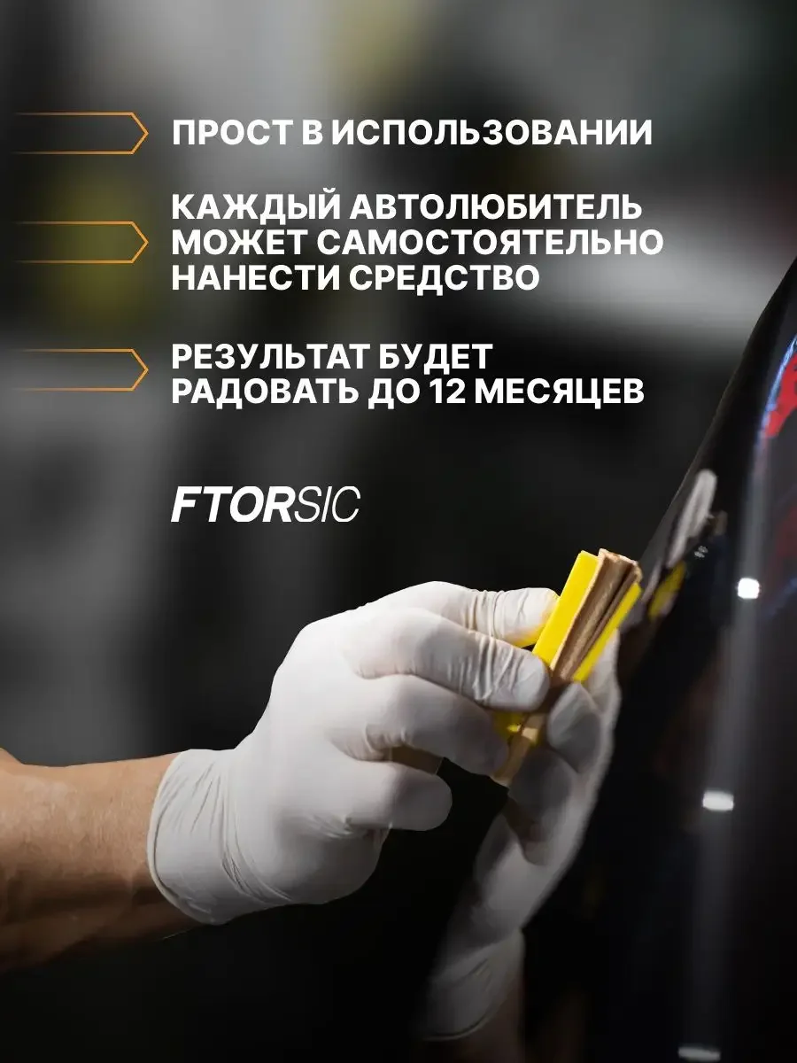 Керамическое защитное покрытие "FTORSiC SIC" полироль для ЛКП автомобиля (ЛКП) ФТОРСИК