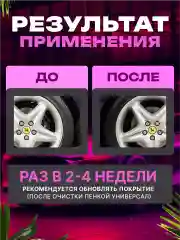 Полимерное чернение "FTORSiC RSiC" для резины 250 мл ФТОРСИК / чернитель шин и пластика