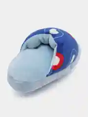 Голубой игрушка для собак, тапочек с пищалкой