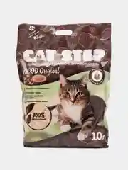 Сat Step Wood original, комкующийся растительный наполнитель, 10 литров