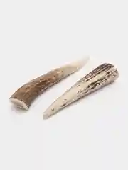 2 Рога северного оленя 14-16 см, для мелких и средних пород собак, 160-230 гр