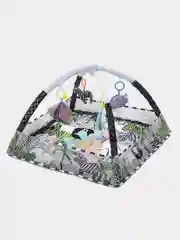 Серый детский игровой коврик, манеж развивающий, детский
