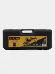 Алый подкатной домкрат с увеличенным подъемом STAYER