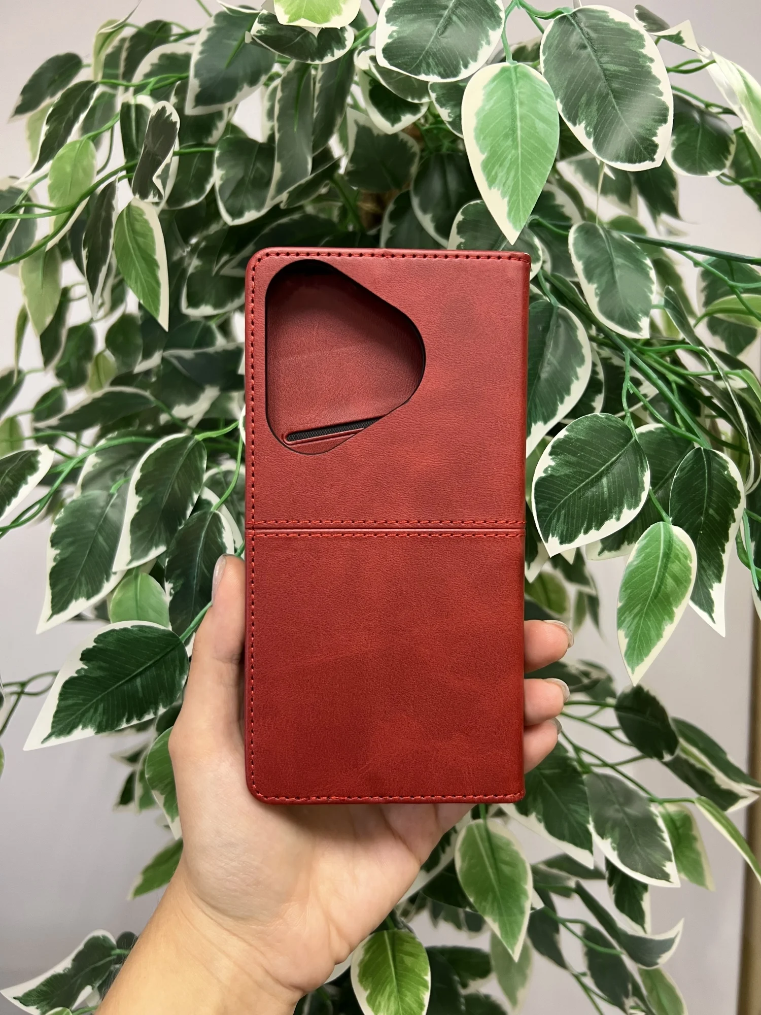 Красный чехол книжка elitcase для Huawei Pura 70 / Хуавей Пура 70