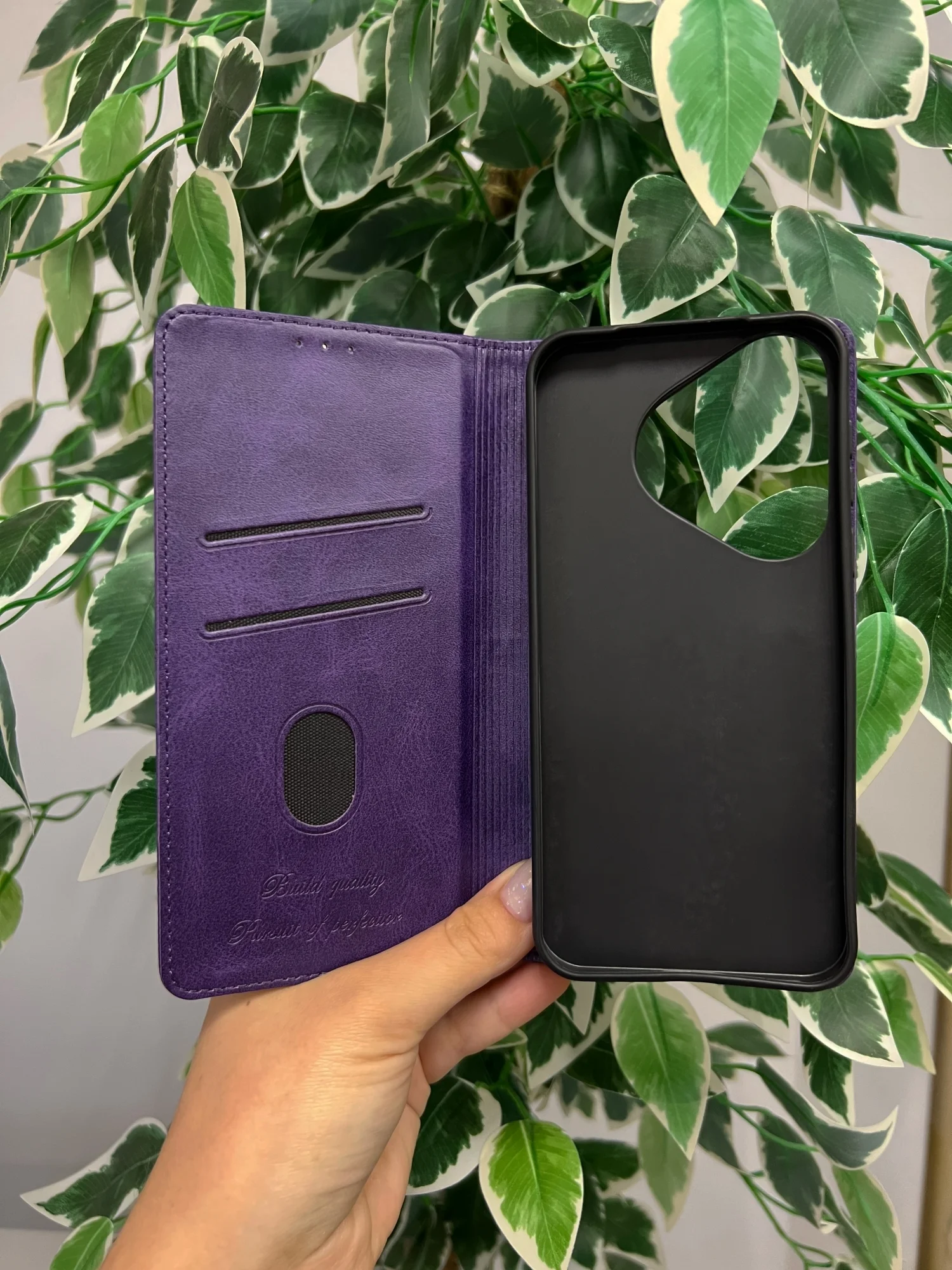 Фиолетовый чехол книжка elitcase для Huawei Pura 70 / Хуавей Пура 70