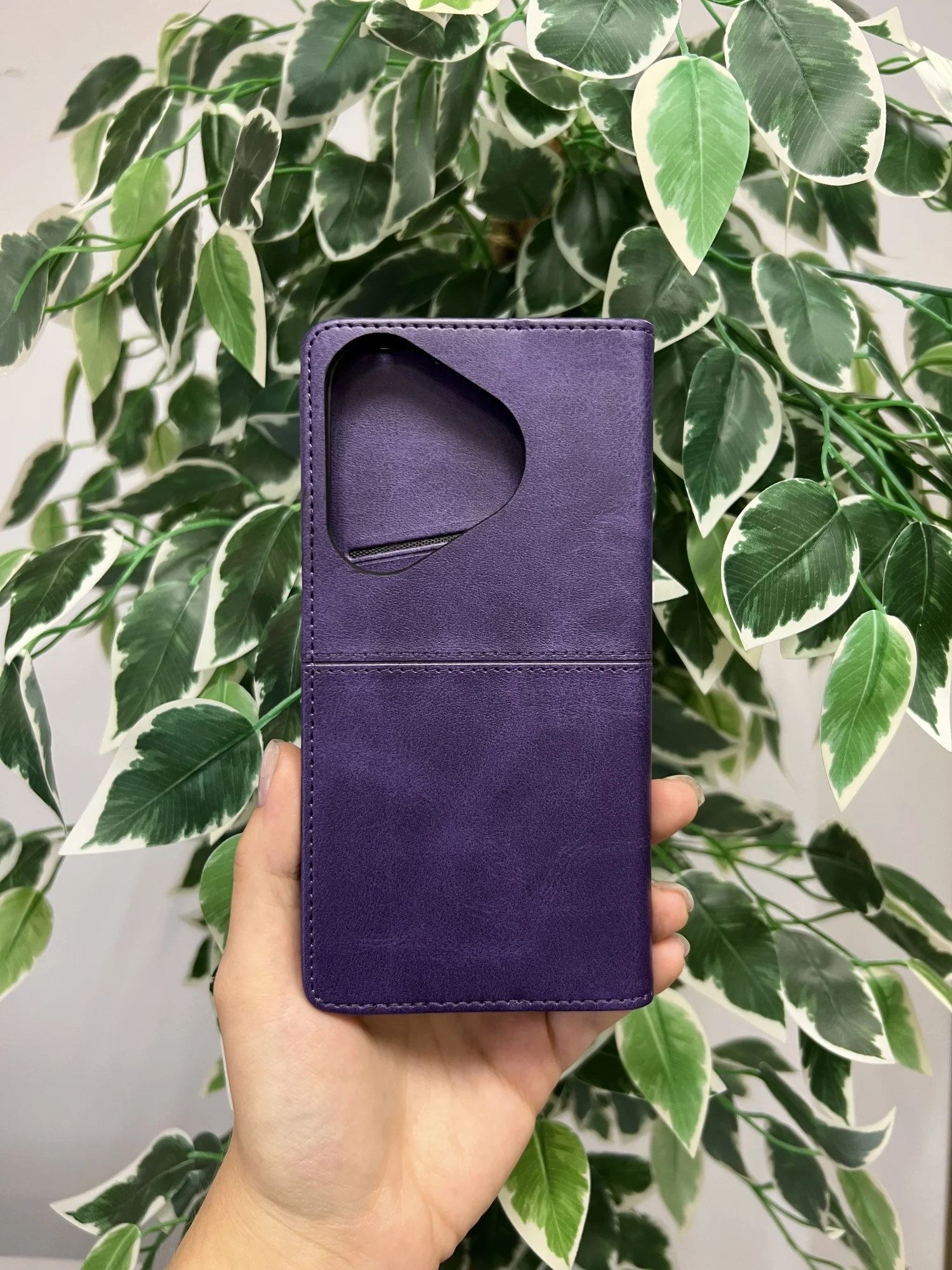 Фиолетовый чехол книжка elitcase для Huawei Pura 70 / Хуавей Пура 70