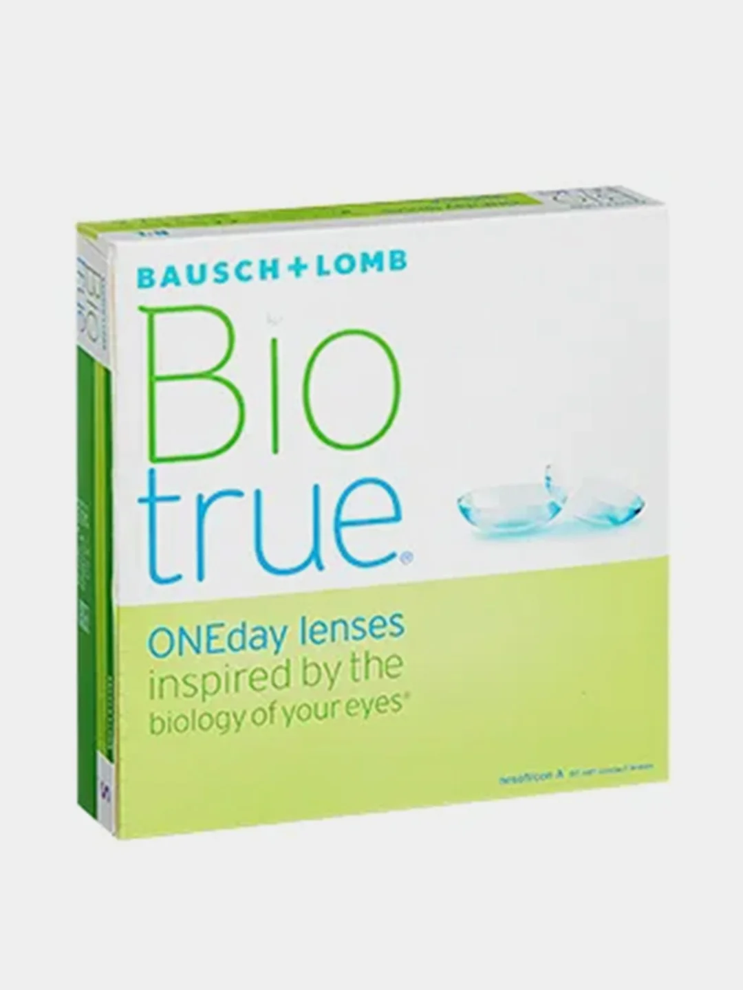 Контактные линзы Bausch + Lomb BioTrue ONEday, радиус кривизны 8.6, 90 штук