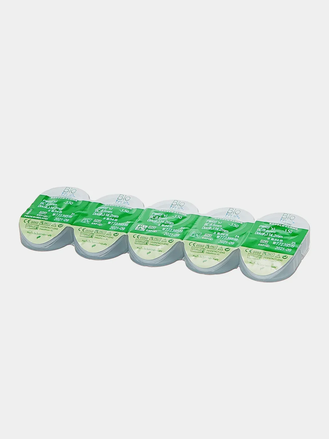 Контактные линзы Bausch + Lomb BioTrue ONEday, радиус кривизны 8.6, 90 штук