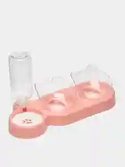 Конфетный миска с автопоилкой для кошек и собак, с наклоном, тройная
