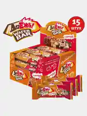 Вафельный батончик ДаЁжъ WAFER BAR с ореховой пастой, 40 г, 15 штук