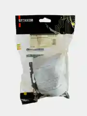 Розетка двухместная Stekker Катрин GLS10-7113-08, с защитной шторкой, 250В, 10А, золото