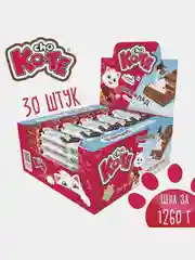 Шоколадные батончики CHO KO-TE, молочный шоколад с молочной начинкой, 42 г, 30 штук