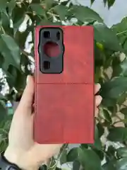 Красный чехол книжка elitcase для Huawei P60 и P60 Pro / Хуавей Р60 и Р60 Про