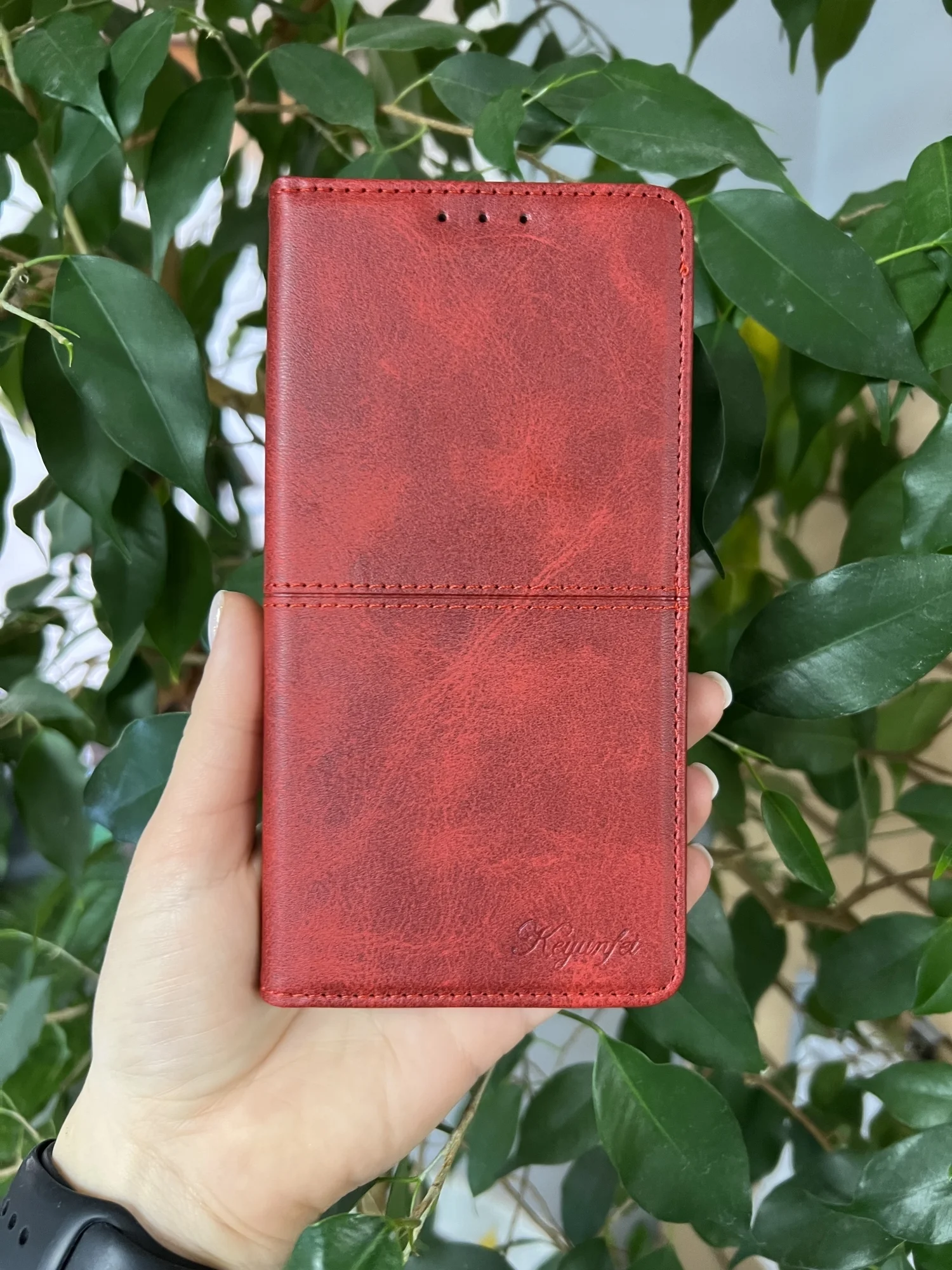 Красный чехол книжка elitcase для Huawei P60 и P60 Pro / Хуавей Р60 и Р60 Про