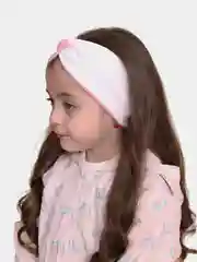 Розовый повязка на голову для девочки