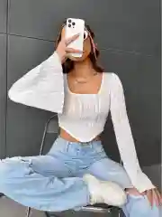 Белый лонгслив женский, топ женский, водлазка , кофта