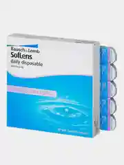 Контактные линзы Baush+Lomb SofLens Daily Disposable, однодневные, ВС 8.6, 90 штук