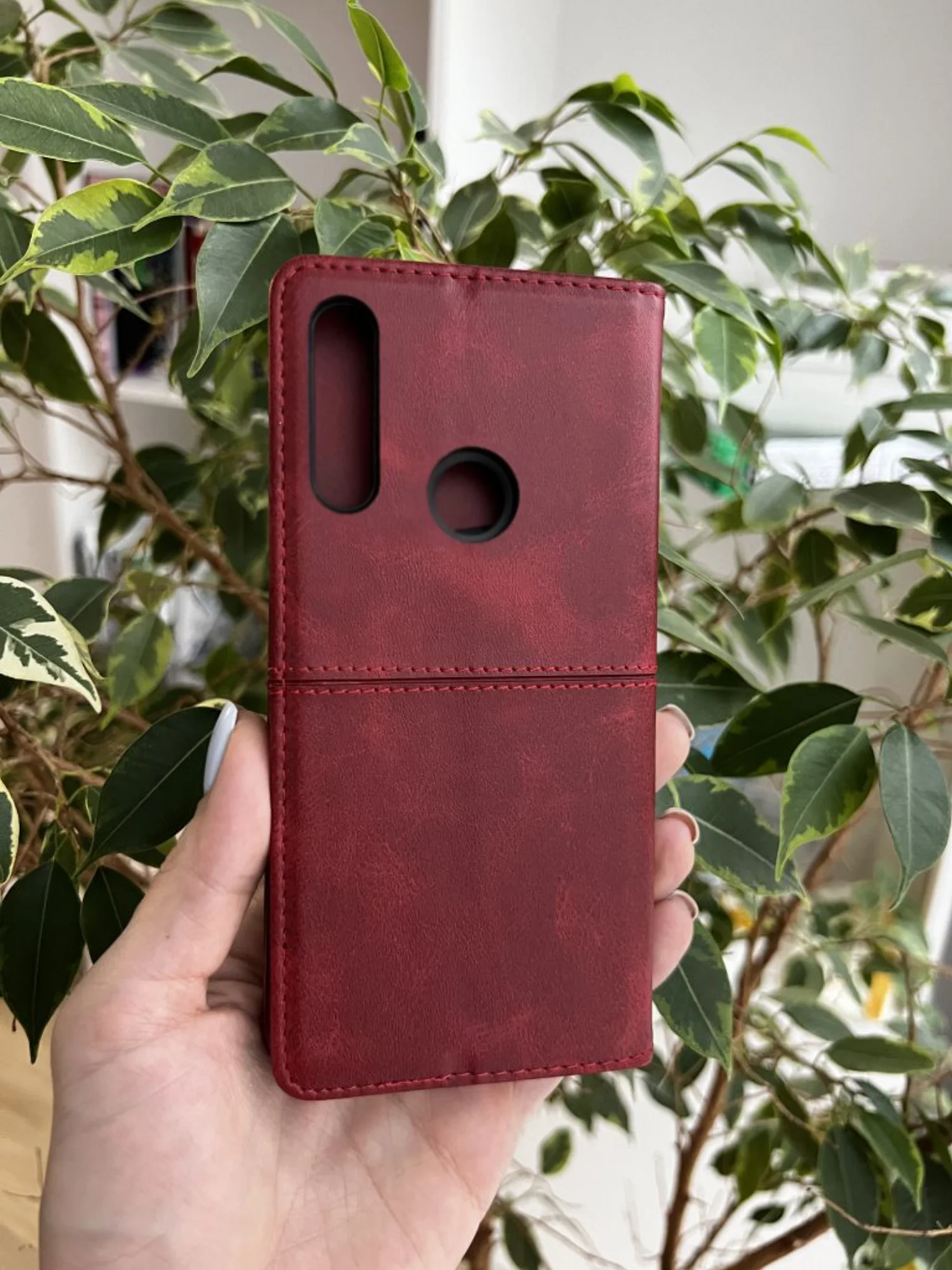 Красный чехол книжка elitcase для Huawei P Smart Z и Honor 9X / Хуавей Р Смарт З и Хонор 9Х