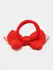Алый банты на резинках осенние, 2 шт