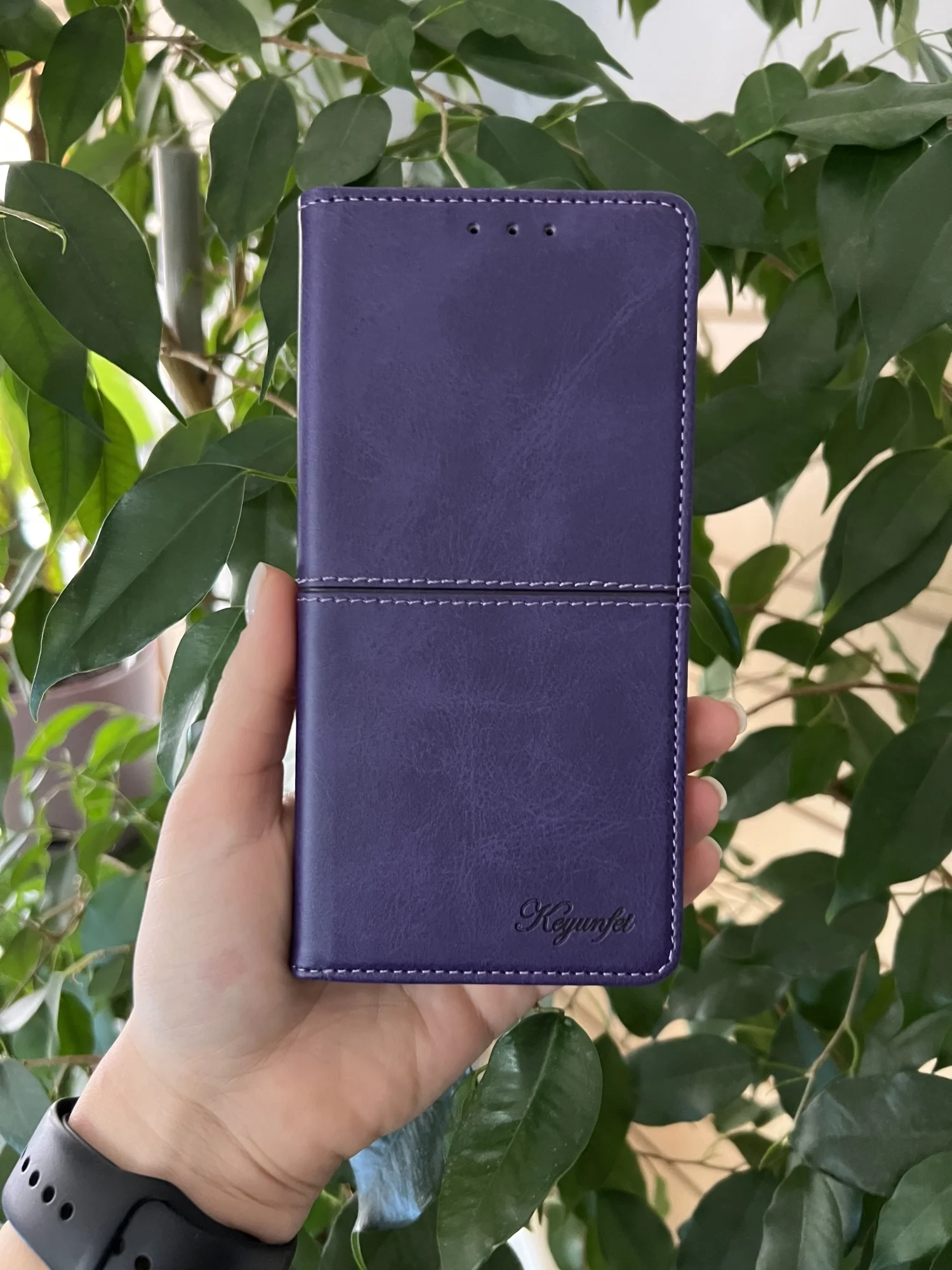Фиолетовый чехол книжка elitcase для Huawei P Smart Z и Honor 9X / Хуавей Р Смарт З и Хонор 9Х