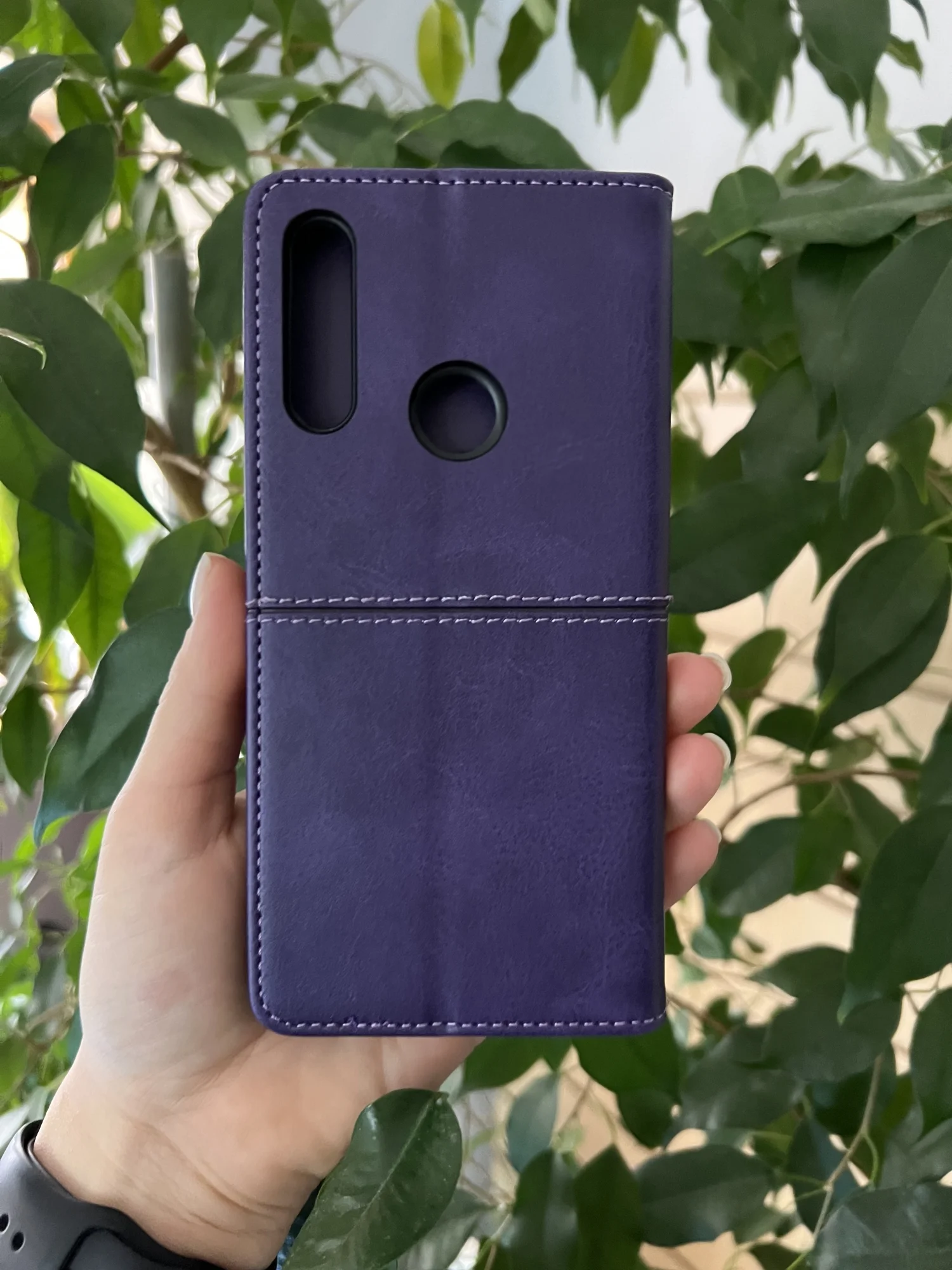 Фиолетовый чехол книжка elitcase для Huawei P Smart Z и Honor 9X / Хуавей Р Смарт З и Хонор 9Х