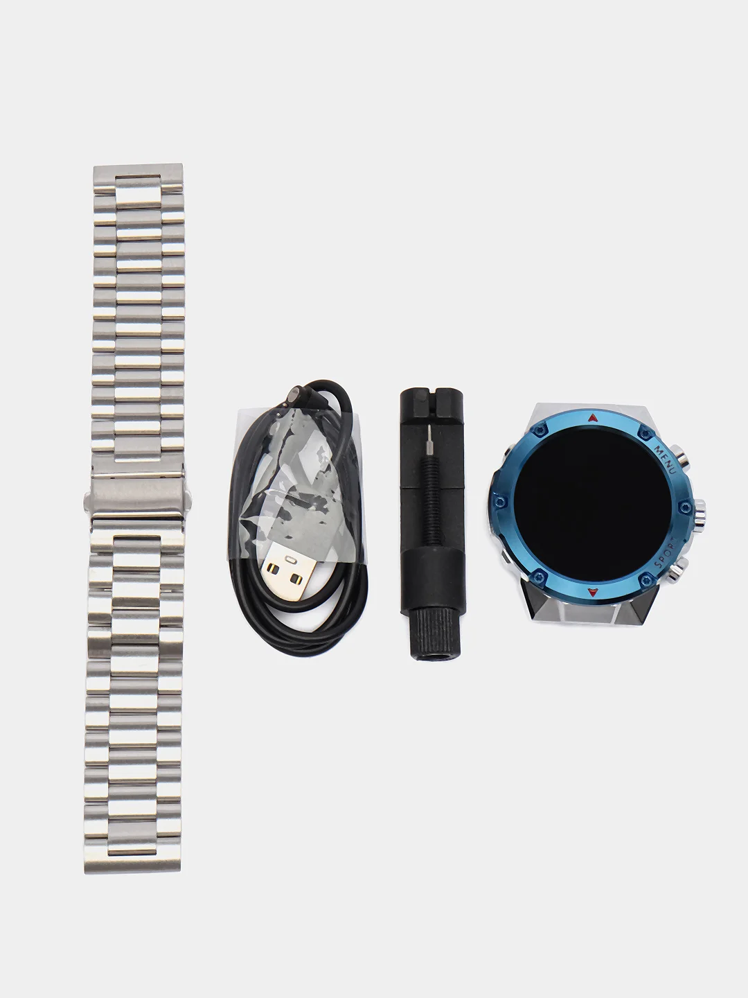Серебряный умные часы CheckME Smart CMSH27BB / CMSH27BLSS