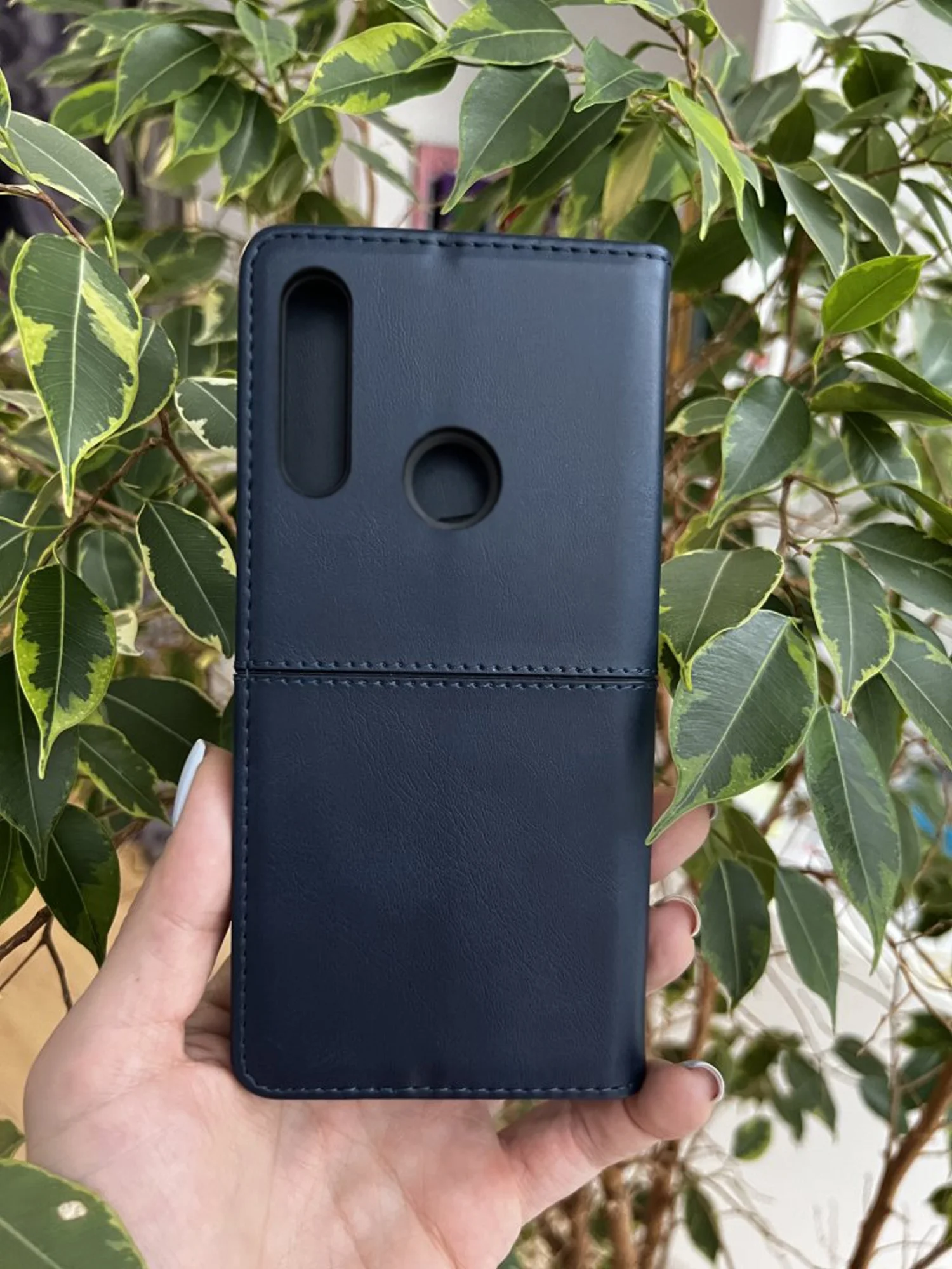 Синий чехол книжка elitcase для Huawei P Smart Z и Honor 9X / Хуавей Р Смарт З и Хонор 9Х