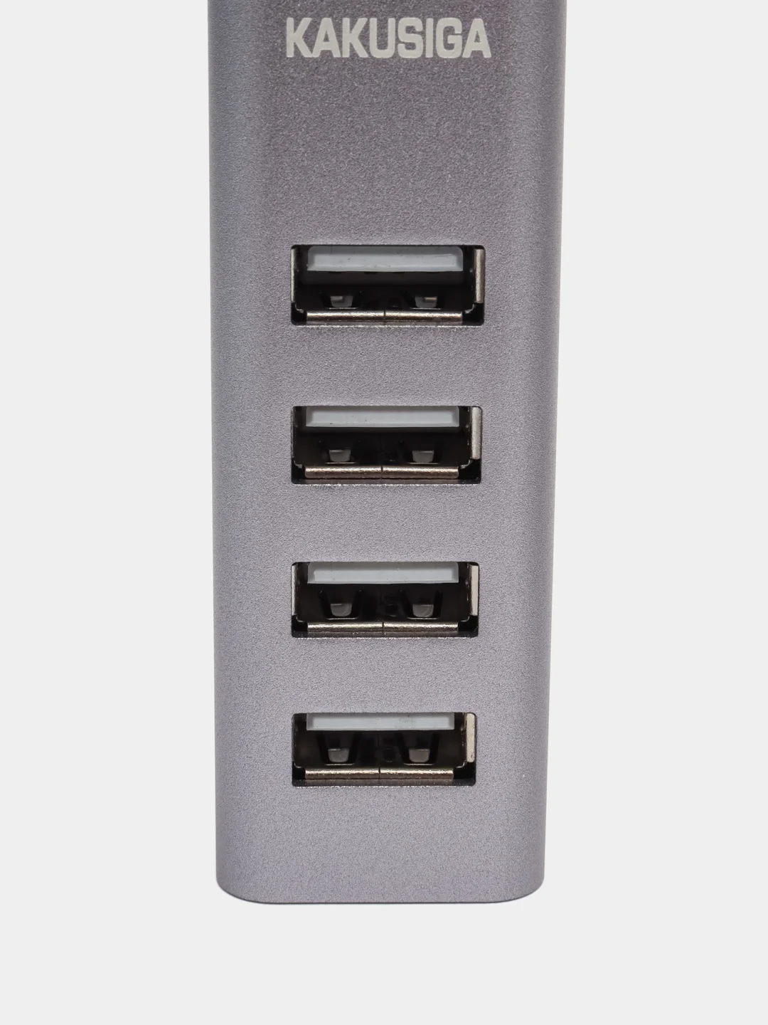 Серый хаб, адаптер, разветвитель 4 USB HUB - Type-A 2.0