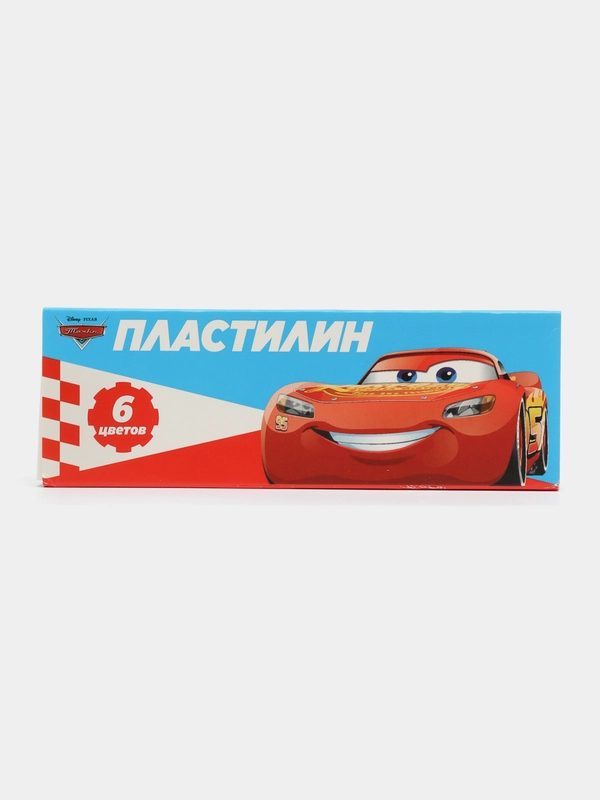 Пластилин 6 цветов 90 г , Тачки