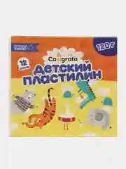 Пластилин Calligrata, 12 цветов, 120 г