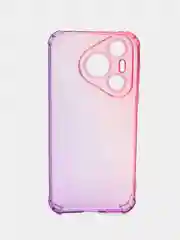 Пурпурный чехол для HUAWEI Pura 70/ 70 Pro/ 70 Pro+/ 70 Ultra противоударный BROSCORP, защита углов