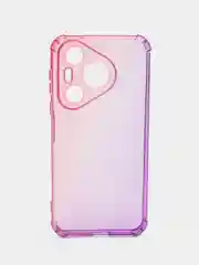 Пурпурный чехол для HUAWEI Pura 70/ 70 Pro/ 70 Pro+/ 70 Ultra противоударный BROSCORP, защита углов