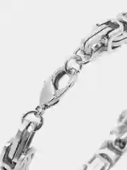 Серебряный браслет мужской из медецинской стали